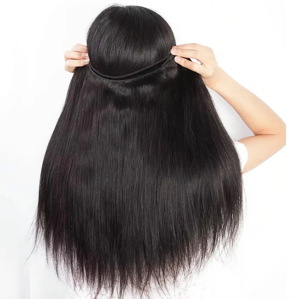 Natural Color Bone Straight Brazilian Remy Bundles for Women