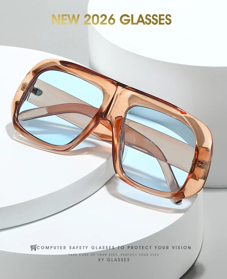 Oversized Square Gradient Sunglasses
