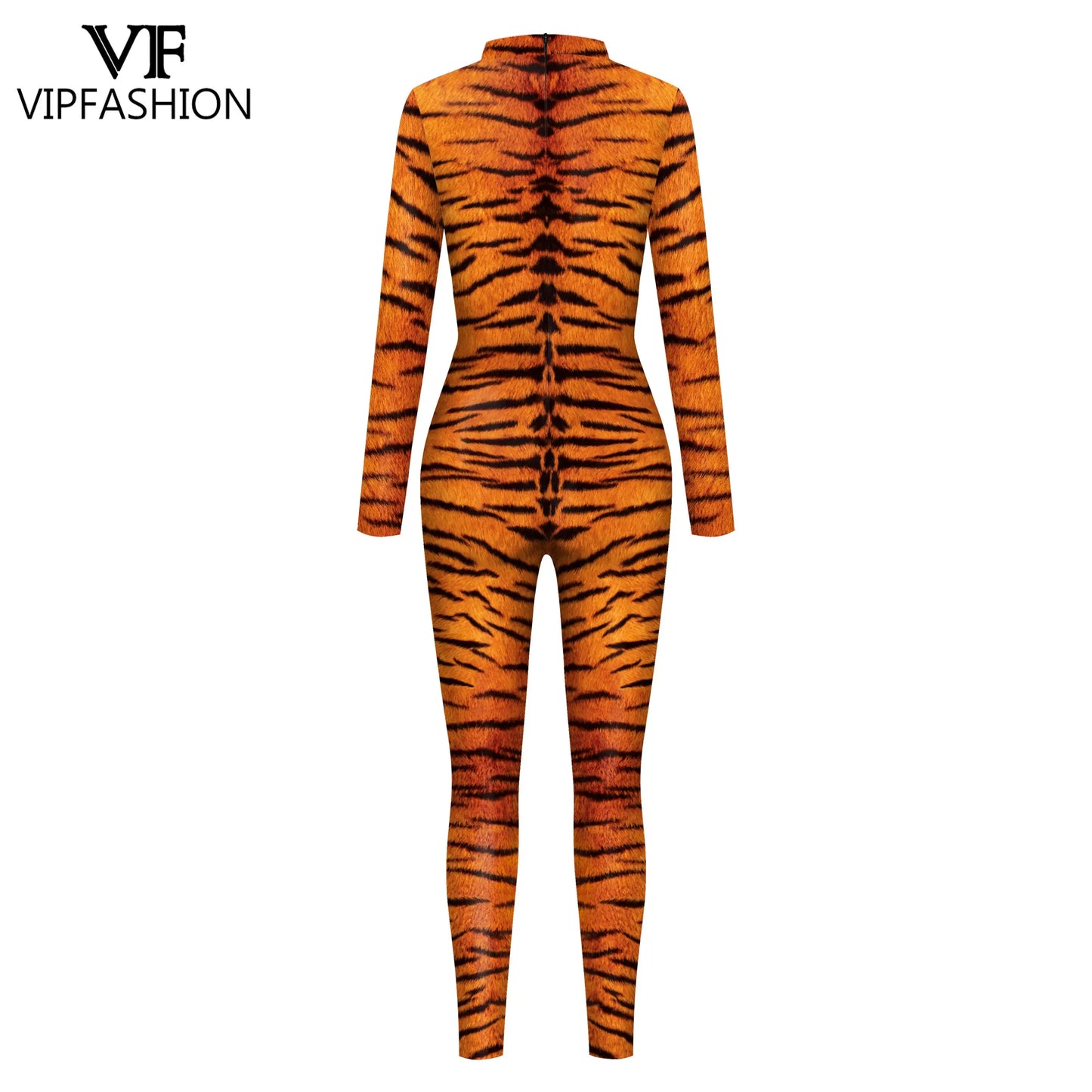 Deluxe Family Matching Tiger Cosplay Bodysuit for Women