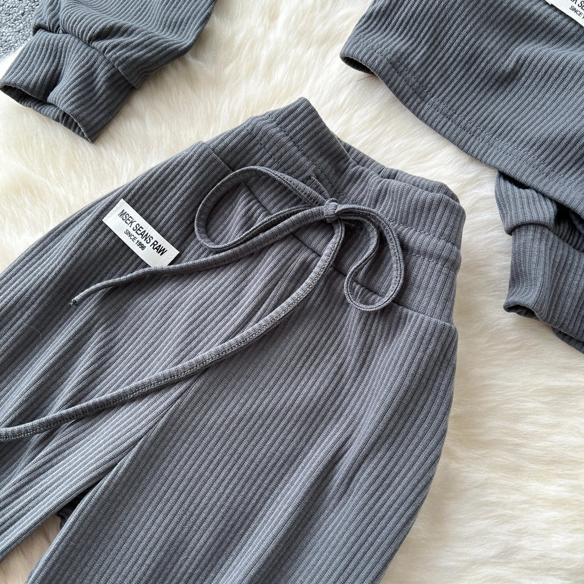 Sporty Three Piece Hoodie, Camisole and Pants Set for Women