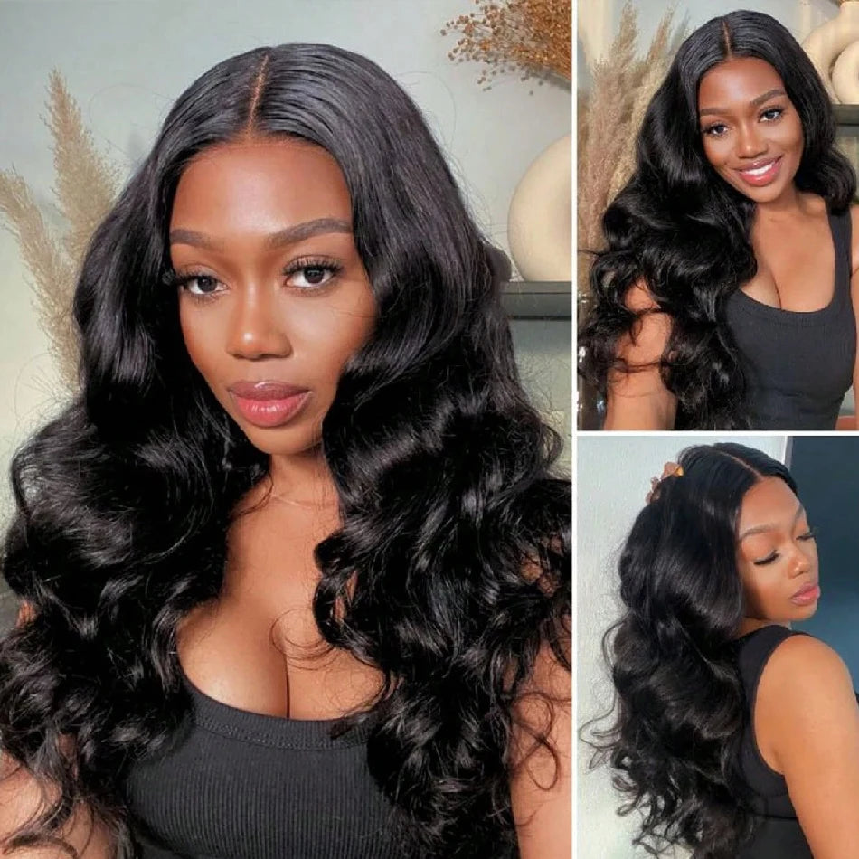 Premium Glueless Brazilian Body Wave Lace Front Wigs For Women