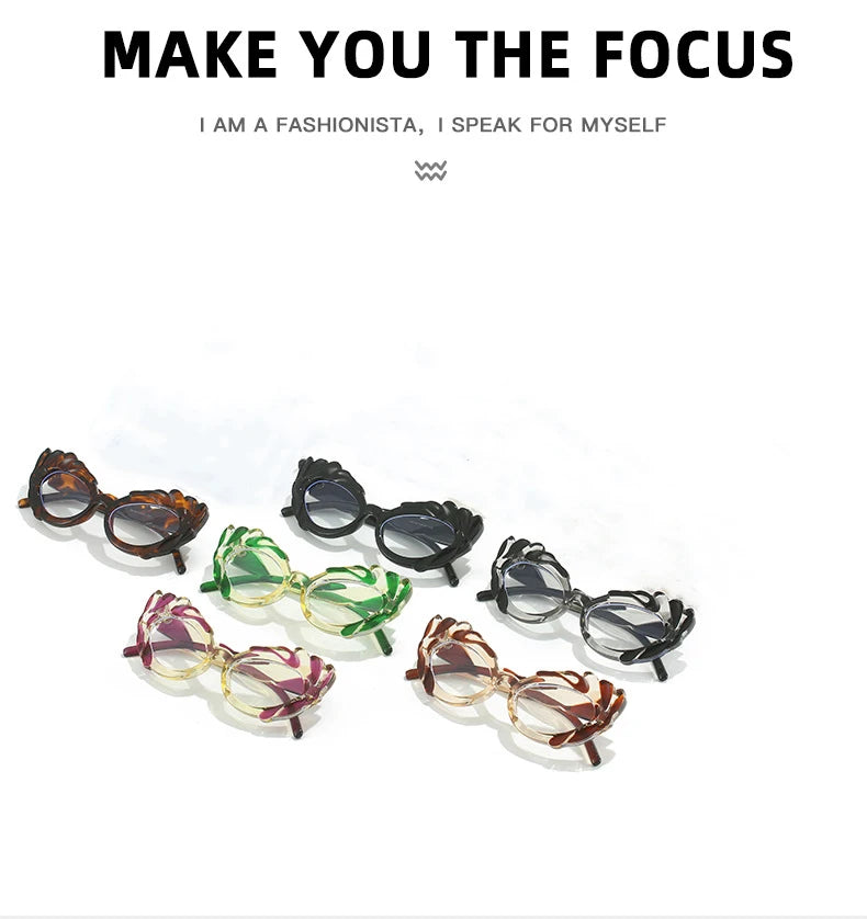 Anti Blue Light Green Cat Eye Reading Glasses For Women