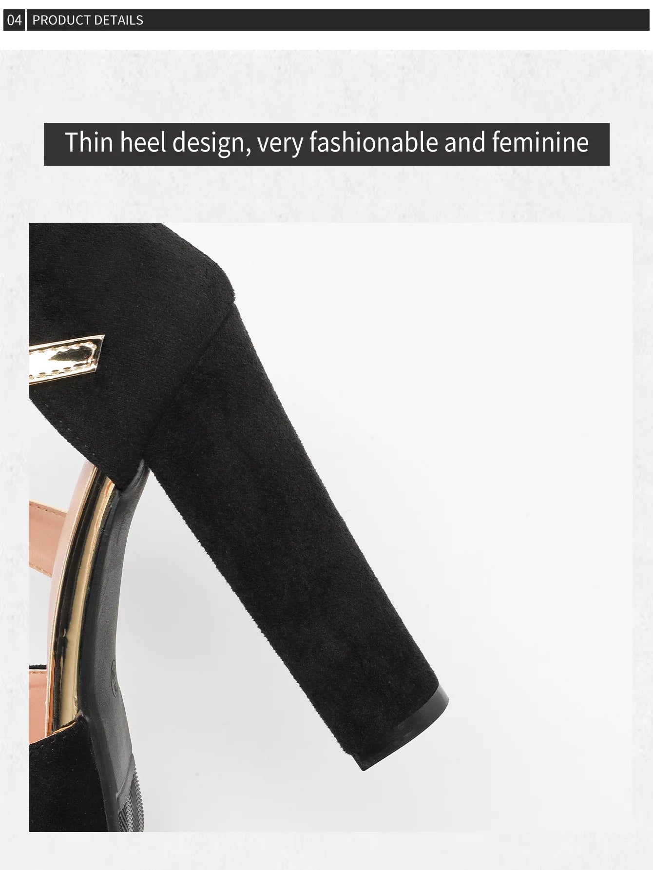 Peep Toe Square Heel Platform Sandals