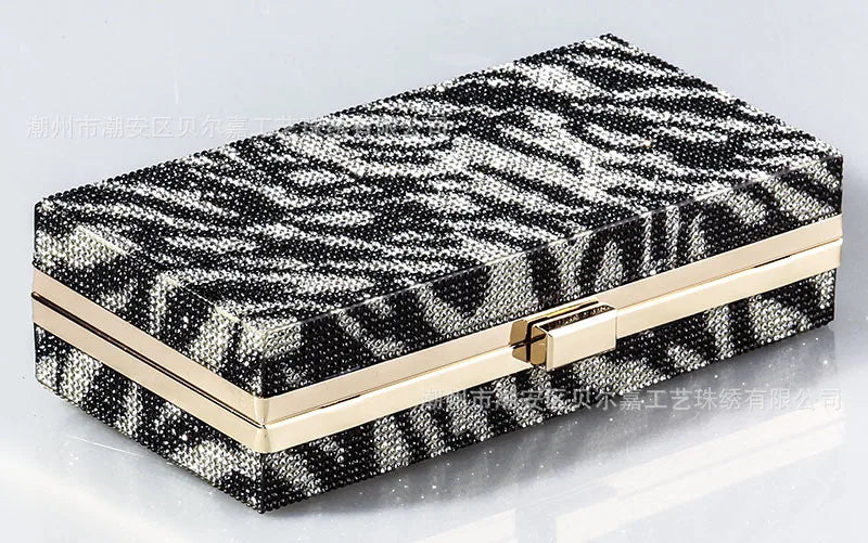 Rhinestone Diamond Evening Crossbody Clutch Bag for Women
