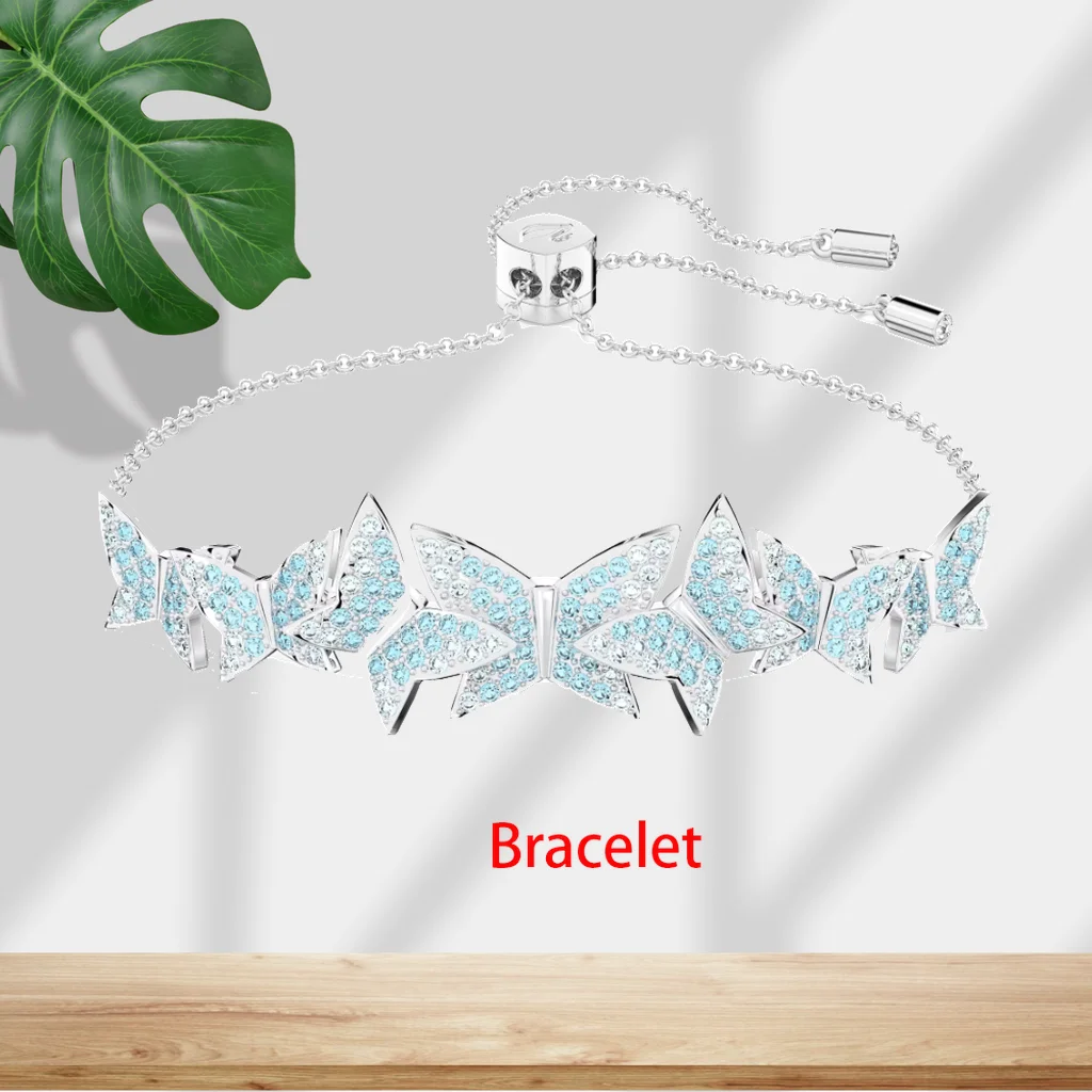 Crystal Necklace And Earring Set