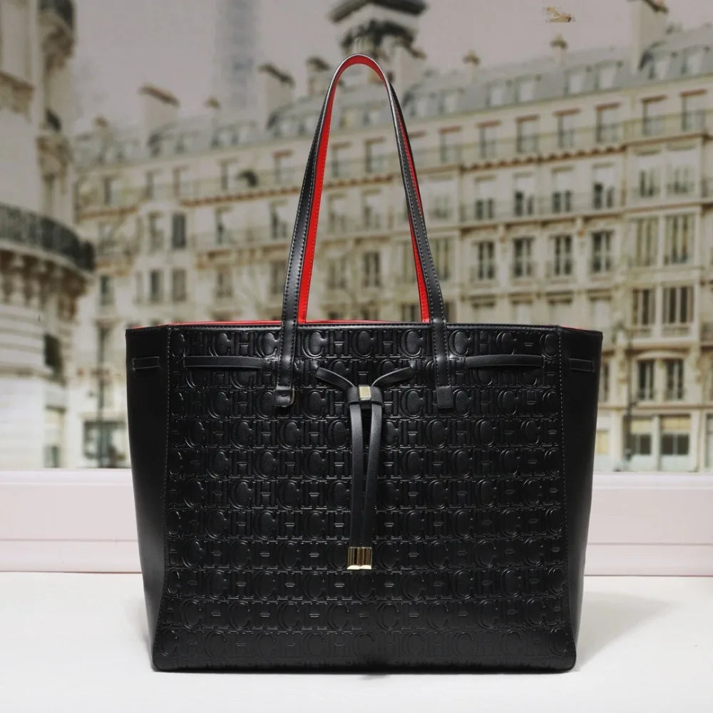 Lightweight Letter Print Shoulder Tote Bag for Women