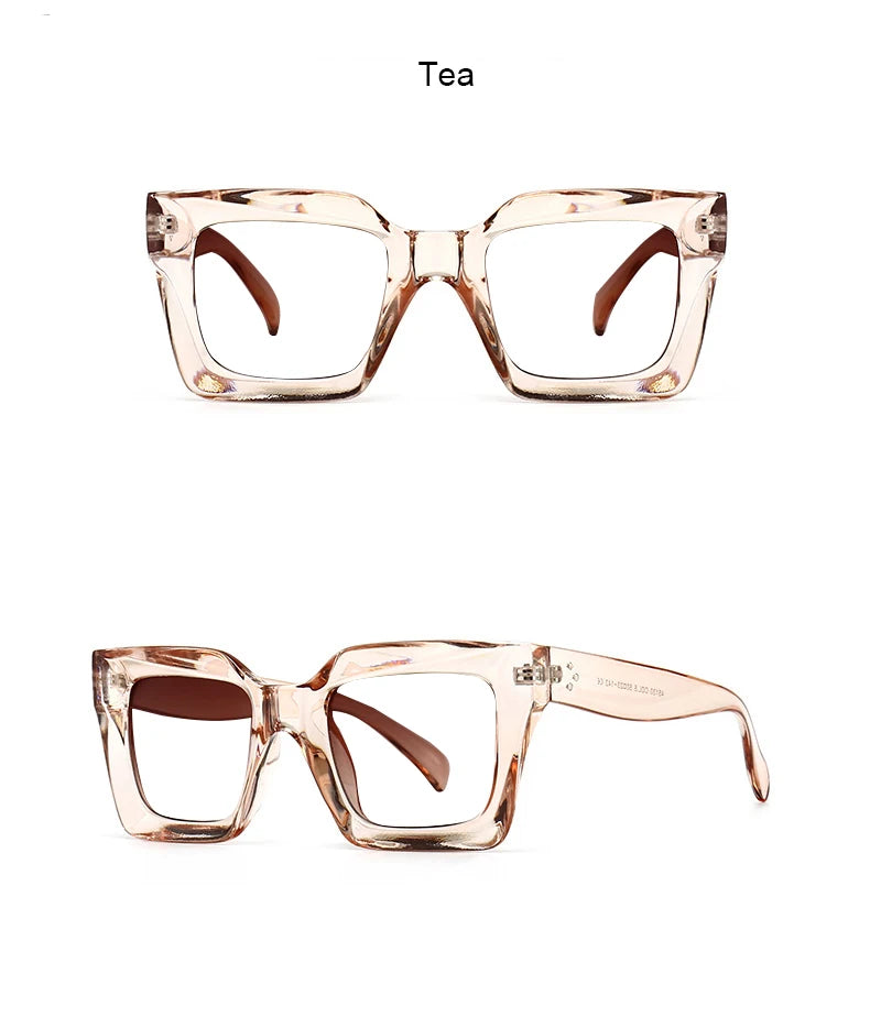 Vintage Square Blue Light Reading Glasses for Women
