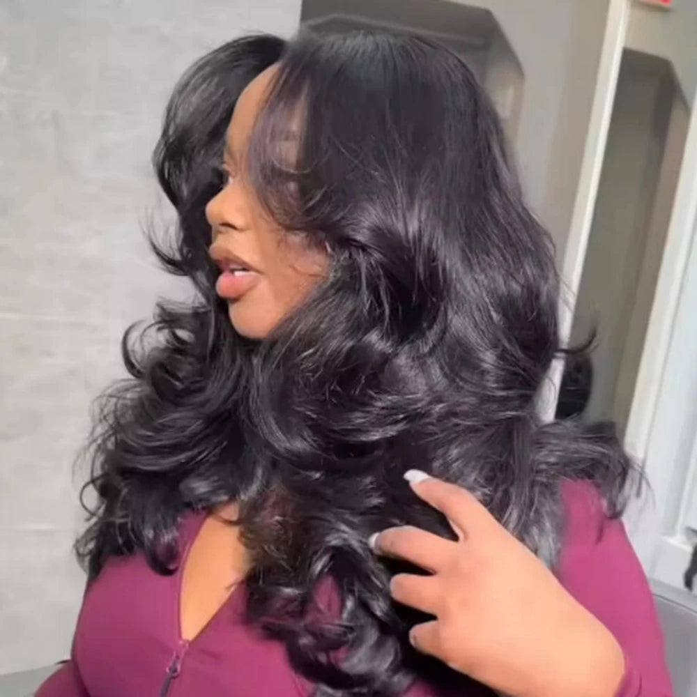 HD Pre Plucked Body Wave Lace Frontal Wig for Women