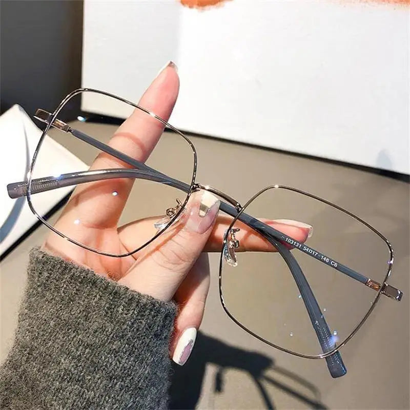 Anti Blue Light Oversized Square Glasses For Women