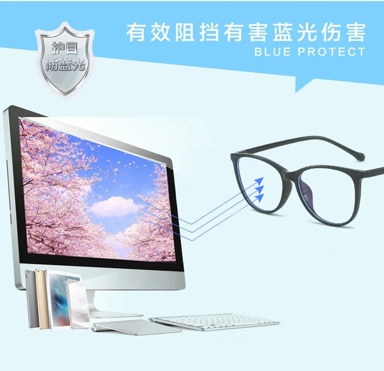 Ultralight Cat Eye Anti Blue Light Reading Glasses For Women