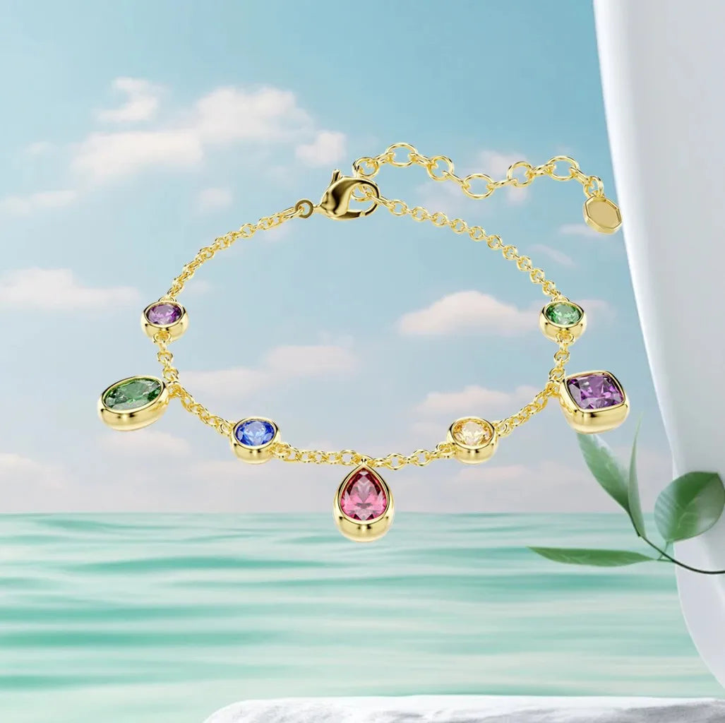 Mixed Cut Crystal Jewelry Set