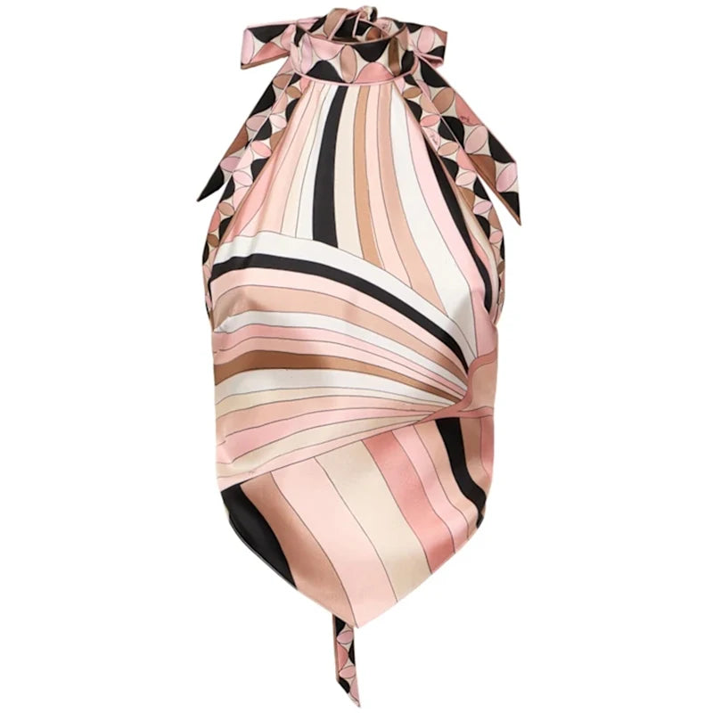 Geometric Print Top pant suits Women two pieces set round neck long sleeve Blouse loose pant Vacation Beach vacation pant outfit