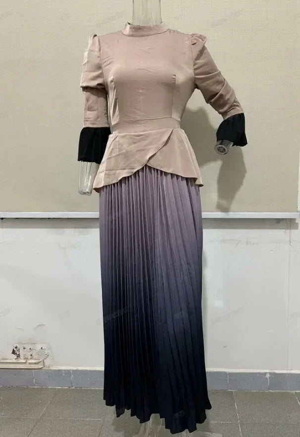 Long Sleeves Dresses Women Clothing New Round Neck Back Strap Slim Fit Dress Y2k Skirt for Female Streetwear 2024 Autumn Winter