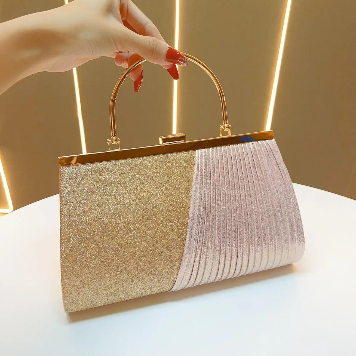 New Evening Women's Bag Luxury Brand Shiny Mini Handbag Colorful Diamond Large Capacity Mini Women's Shoulder Bag High Quality