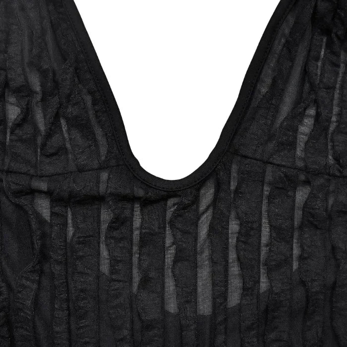 Elegant Jumpsuit for Women Streetwear Fashion Solid Backless Deep V-neck Sleeveless Conjoined Body Pants Y2k Summer 2025 New