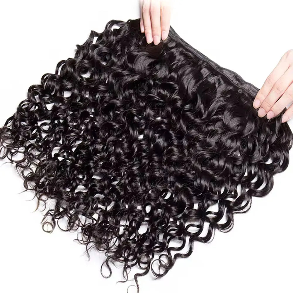 Natural Brazilian Deep Curly Human Hair Bundles for Women
