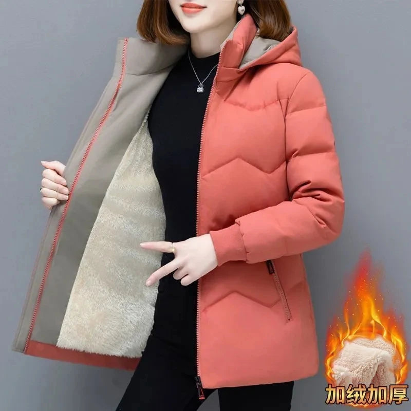 Slimming Winter Hooded Parka