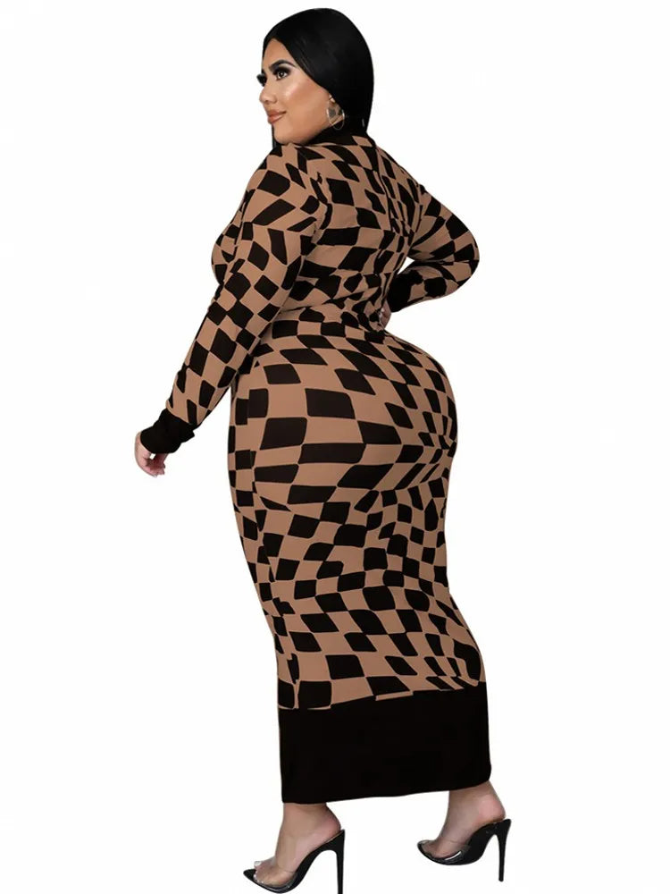 Colorful African Dashiki Print Traditional Dress for Women