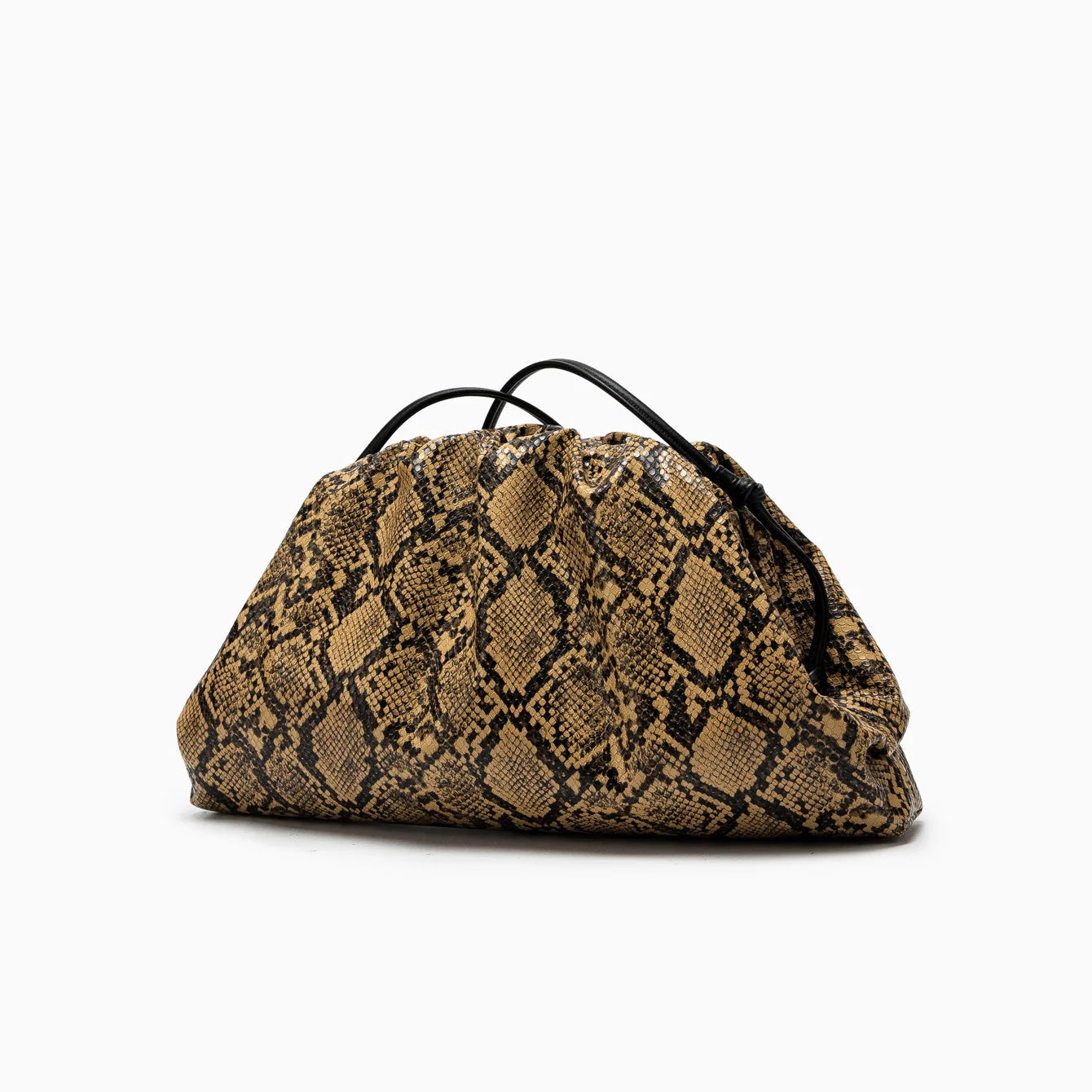Elegant Ruched Serpentine Dumpling Shoulder Bag for Women