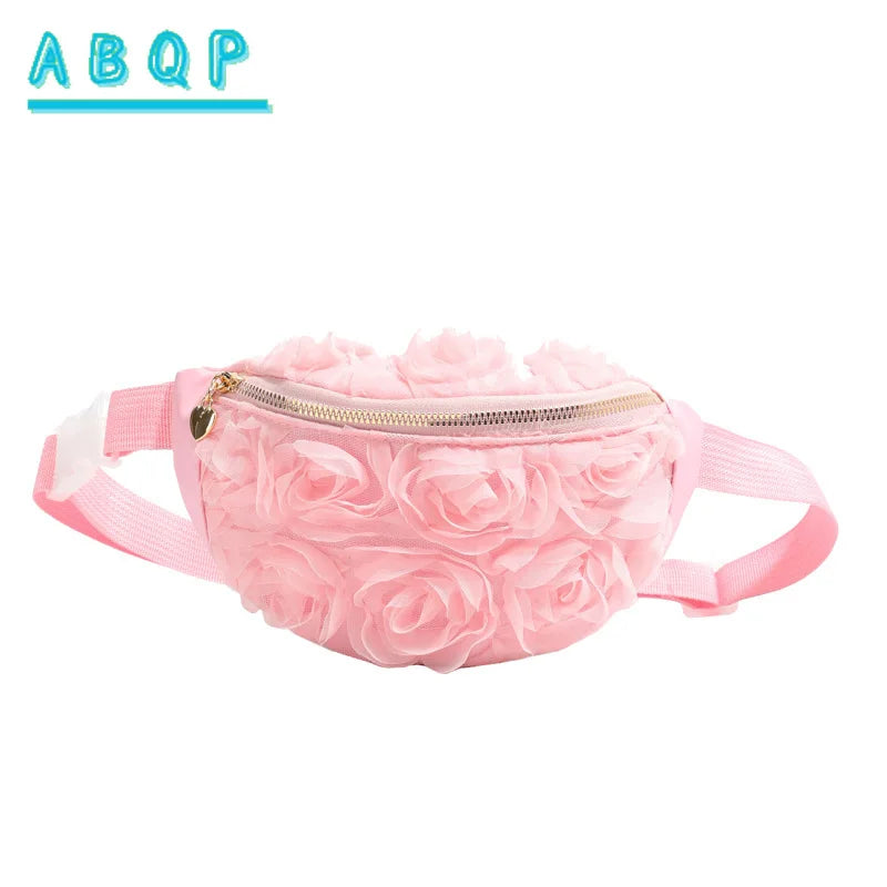 New Women's Waist Bag Flower Shape Fashionable Women's Waist Bag Lace Luxury Lightweight Women's Crossbody Bag High Quality