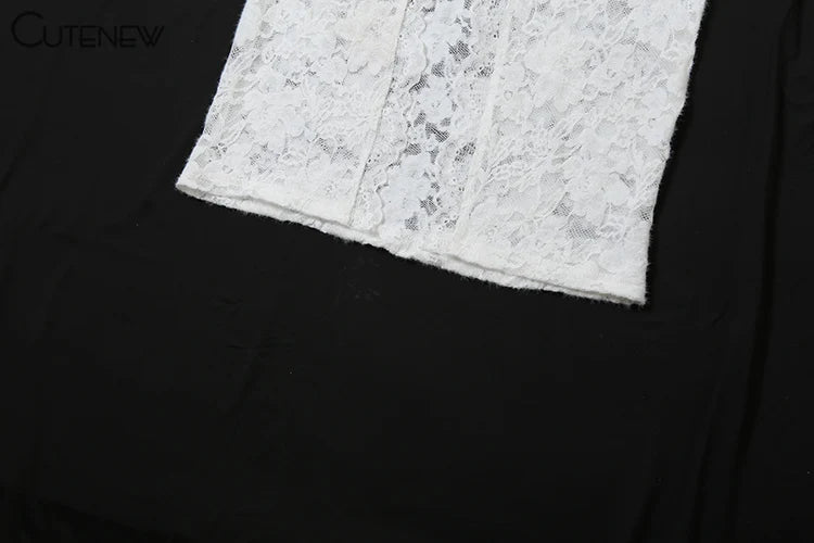 Evening Lace Overlay Maxi Dress