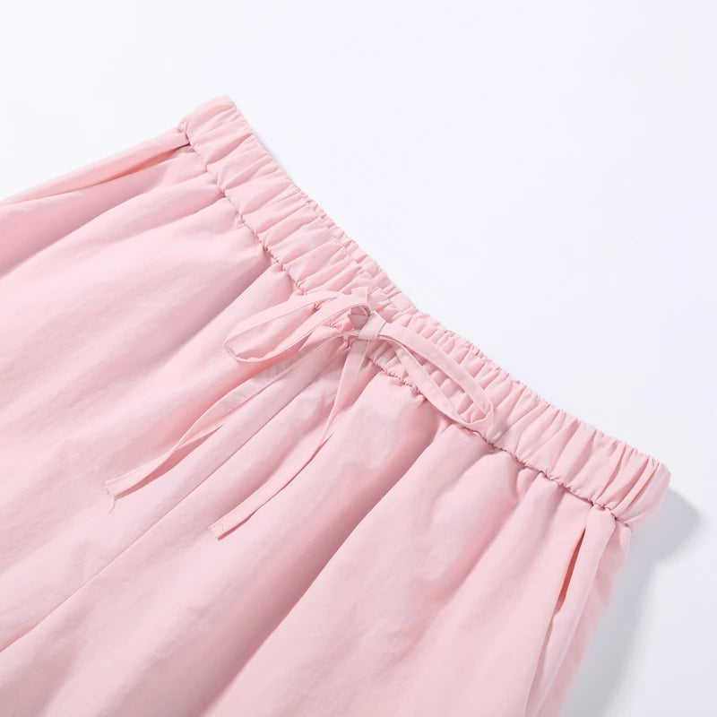 Ruffle Hem Jacket and Jogger Pants Two Piece Set for Women