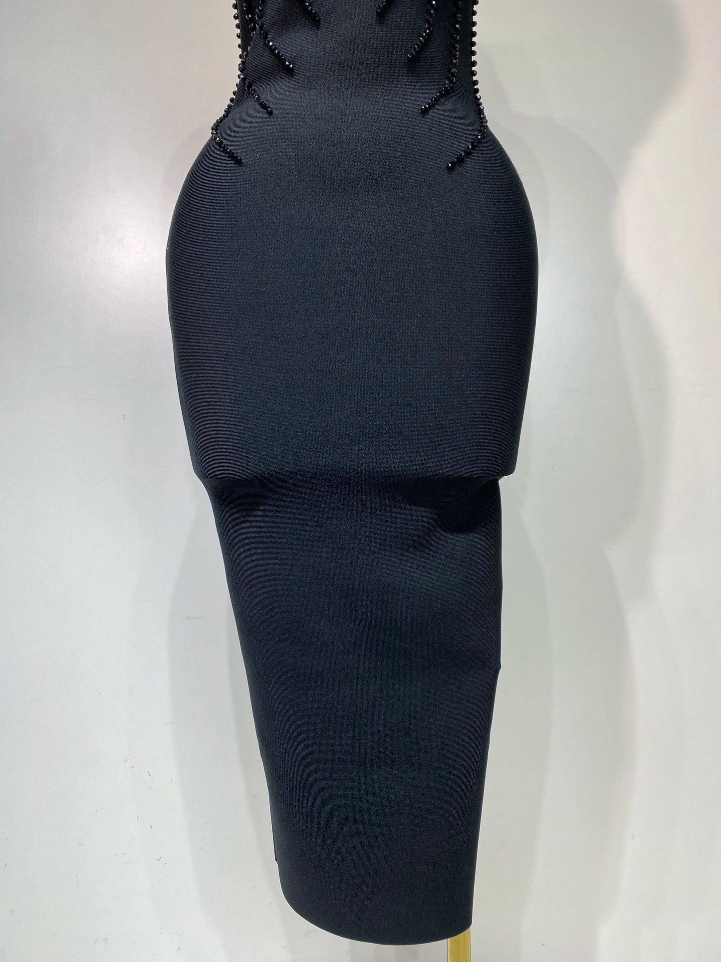 Women Sexy Beading Spaghetti Strap Bodycon Bandage Dress Club Party Luxury Birthday Celebrity Elegant Dresses Wedding Guest Gown