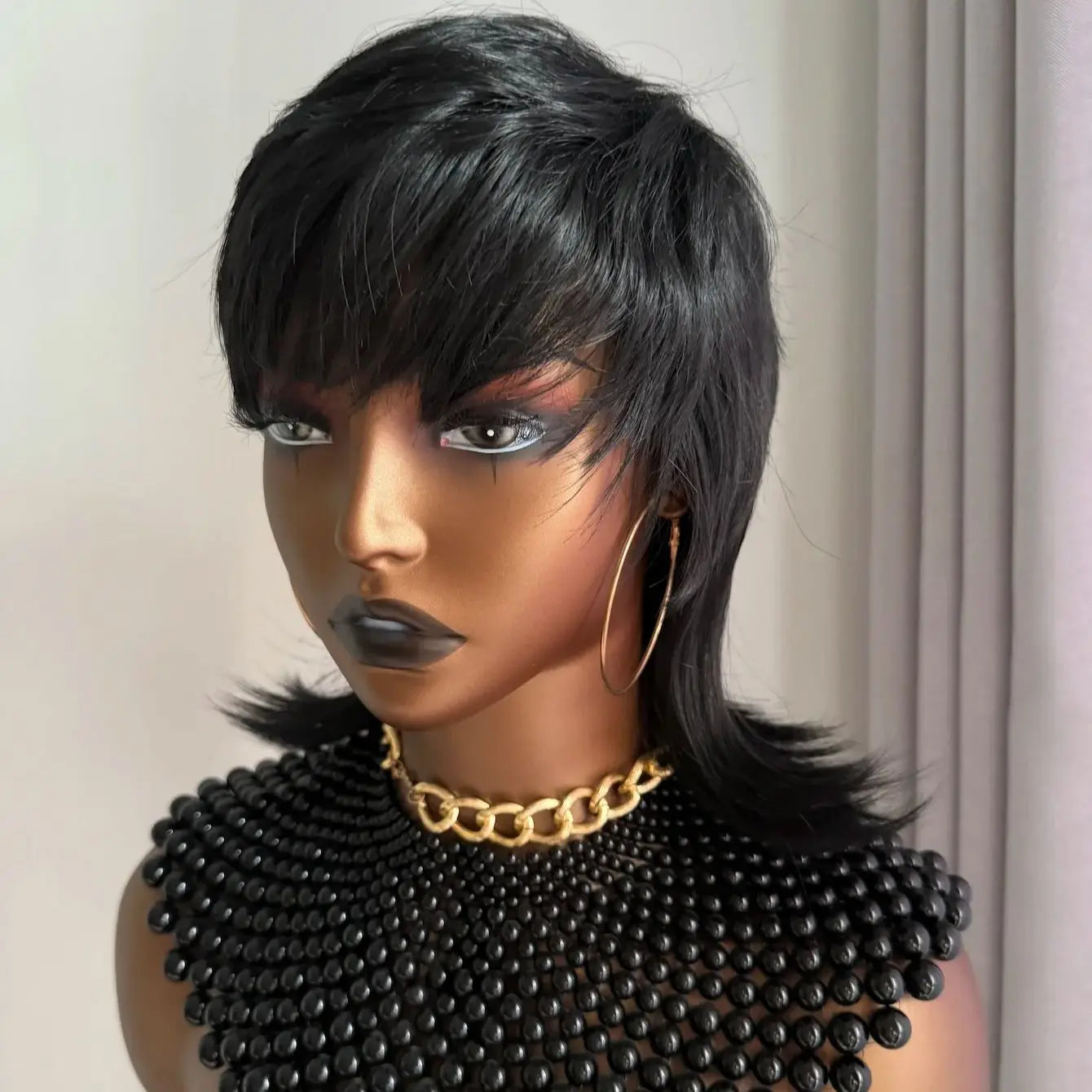 Premium Heat Resistant Synthetic Pixie Cut Wig for Women
