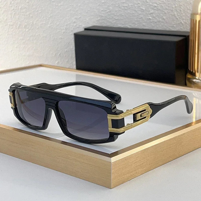 Acetate Square UV400 Sunglasses With Case for Women