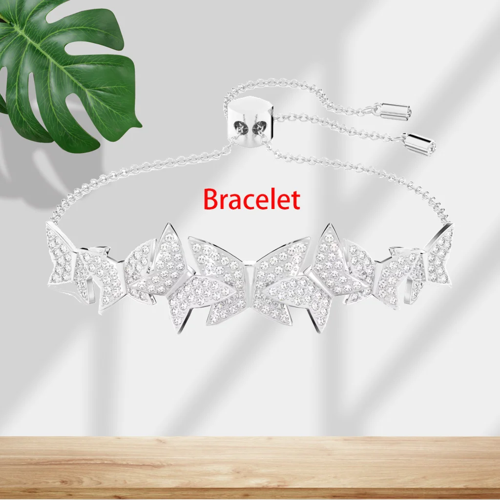 Crystal Necklace And Earring Set
