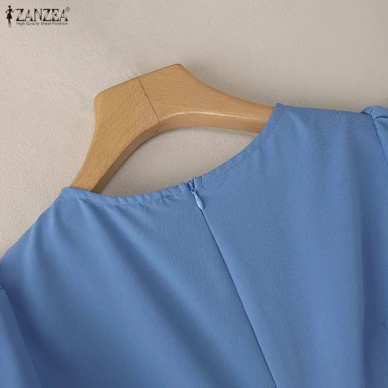 Layered Asymmetric A-Line Dress