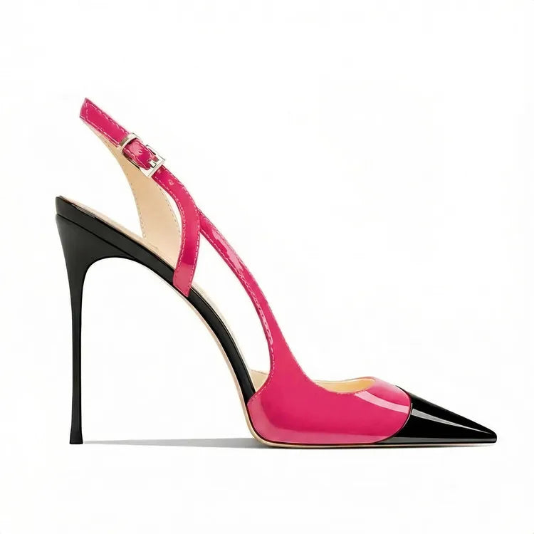 Pointed Toe High Heel Slingback Sandals for Women