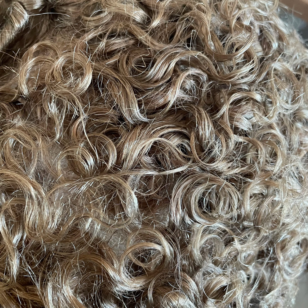Breathable Curly Invisible Full Lace Human Hair Wig for Women