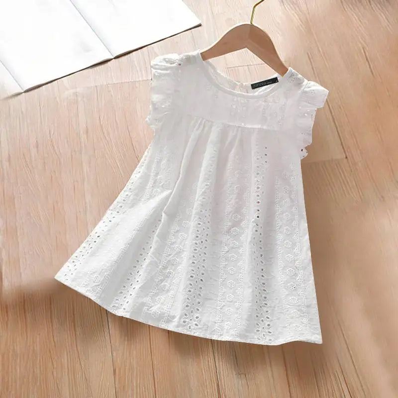 ZANZEA Summer Korean Lace Cotton Vest Women White Cap Sleeve Tanks Blouse Fashion Hollow Out Ruffle Camis Sweety O-neck Tank Top