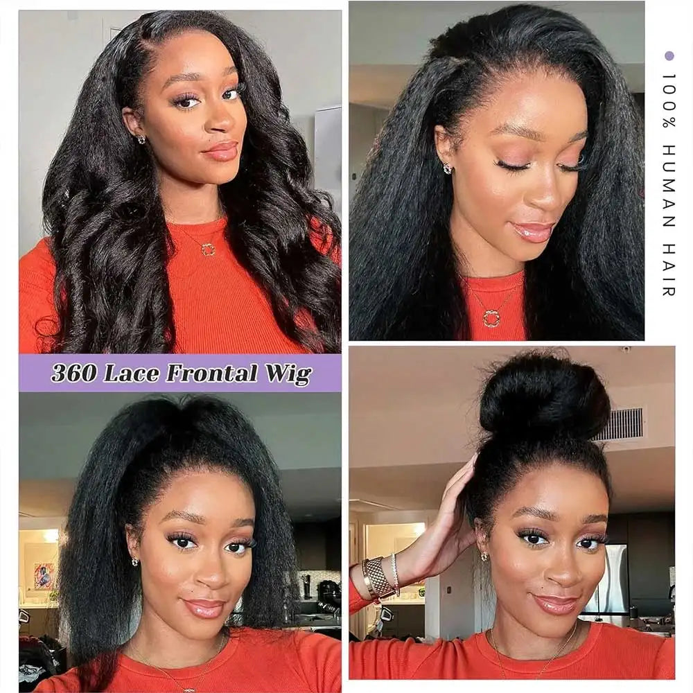 Adhesive Free Kinky Wig
