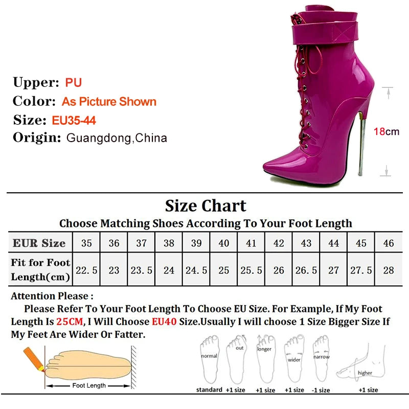 Sexy Pointed Toe Ankle Boots with Strap Wrap for Women