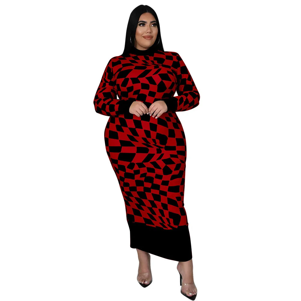 Colorful African Dashiki Print Traditional Dress for Women