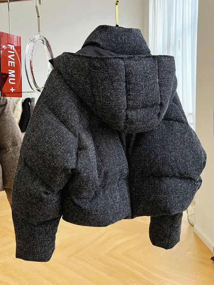 Korean Style Hooded Windproof Jacket