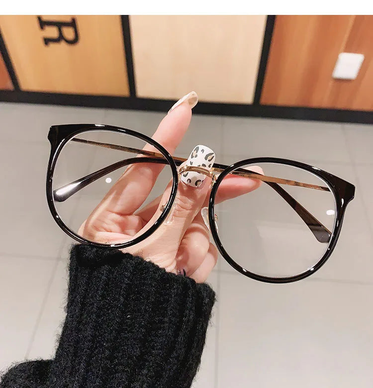 Oversized Leopard Blue Light Reading Glasses for Women