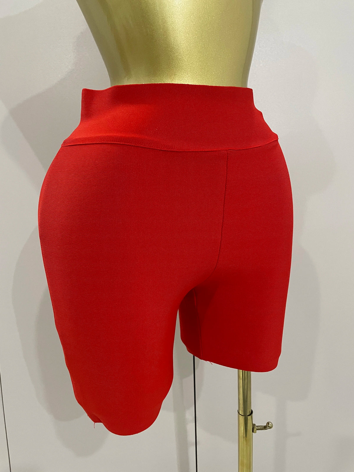 Stock Bandage Shorts Purple Pink Bandage Short Pants High Waist Top Quality Rayon Bandage Casual Sports Shorts Wholesale