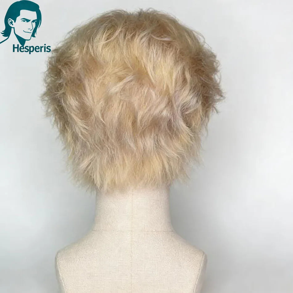 Soft Wavy Transparent Lace Front Human Hair Wig For Men