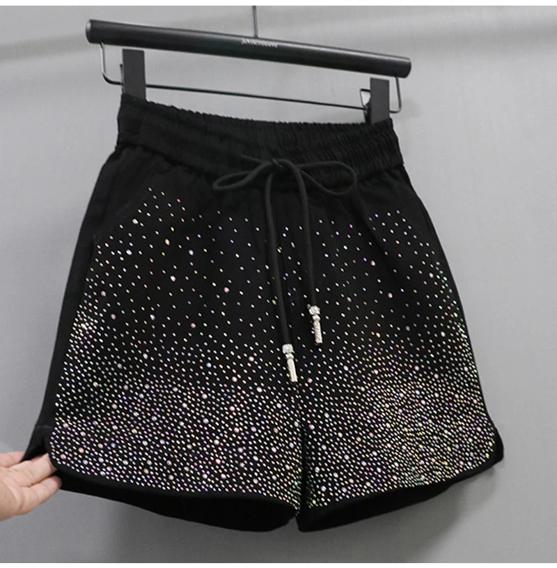 Lightweight High Waist Wide Leg Casual Shorts for Women