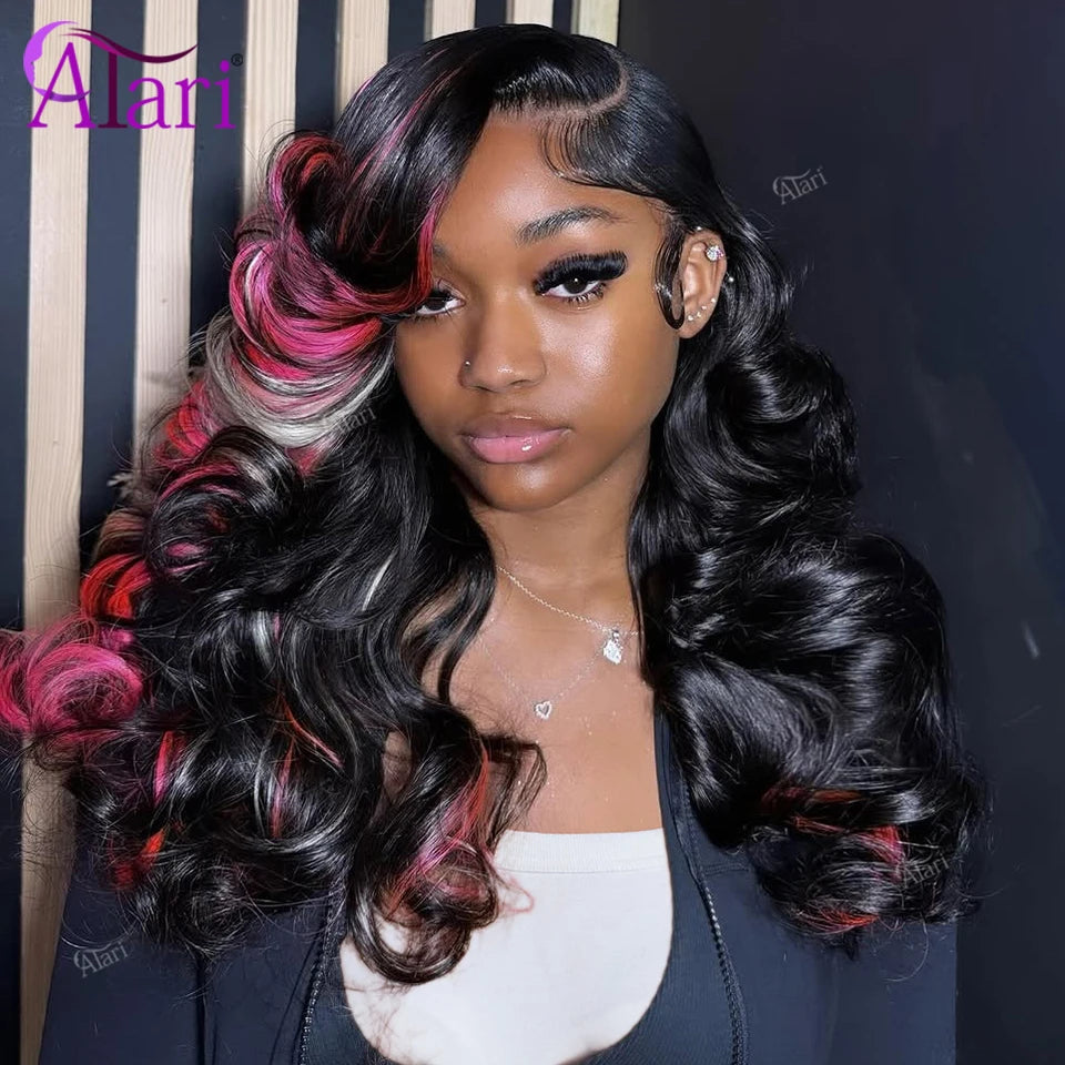 Two Tone Body Wave Human Hair Wig