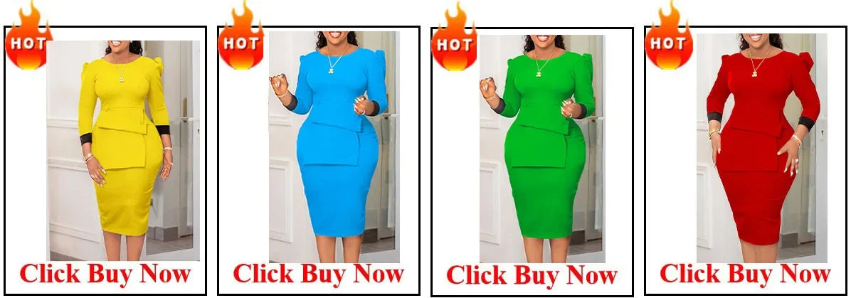 Customized African Wedding Party Dreses for Women Spring Autumn African Short Sleeve V-neck Polyester Green Pink Red Long Dress