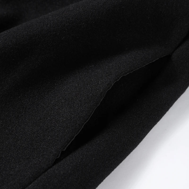 Casual Woolen Stand Collar Autumn Winter Coat for Women