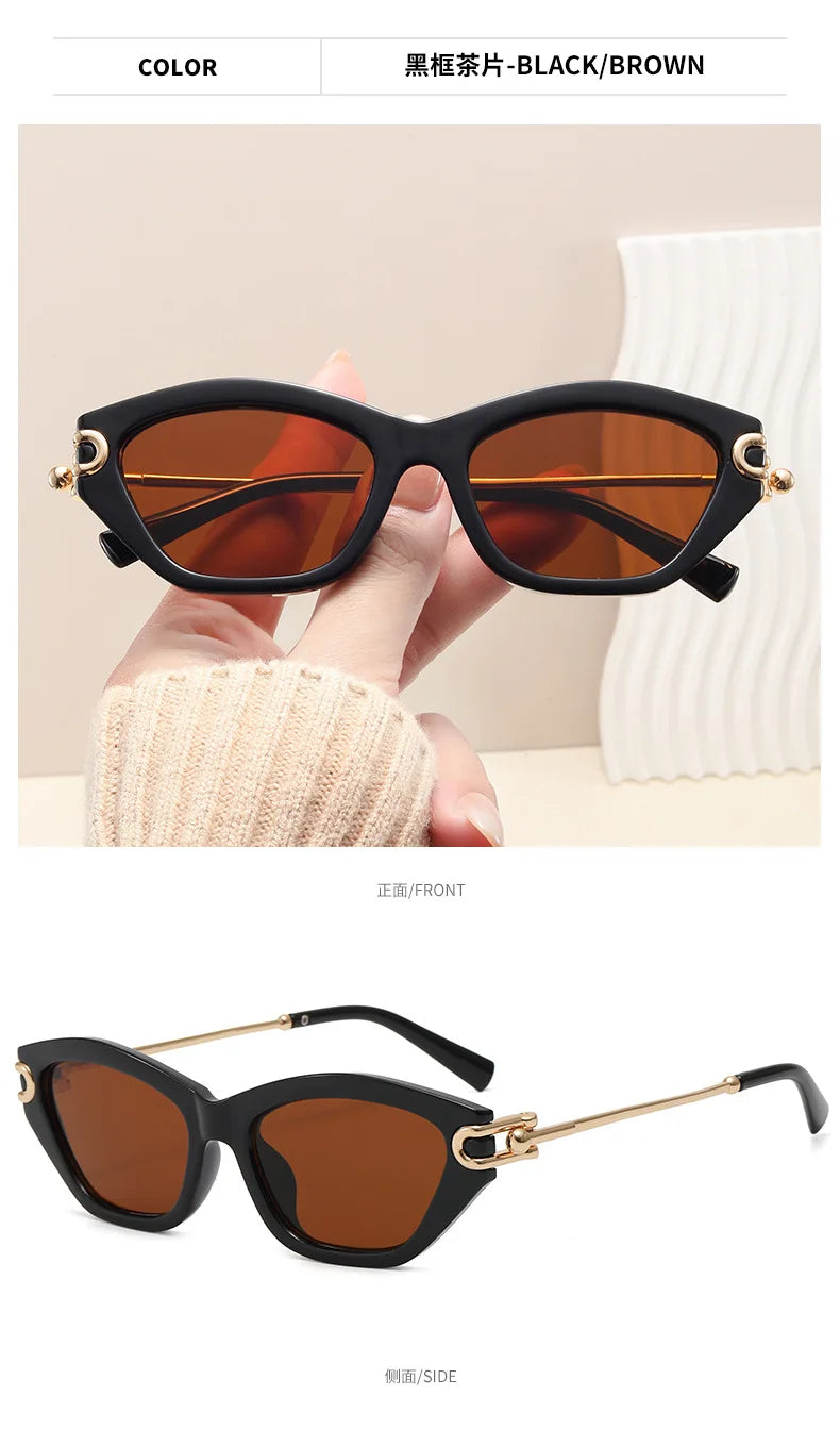 Knot Detail Cat Eye Sunglasses
