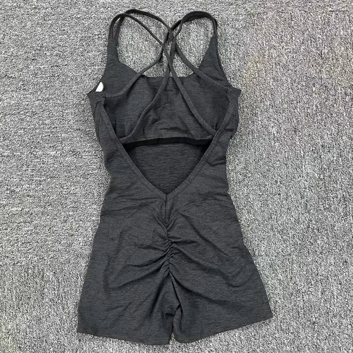 Cross-Back Pad Support Jumpsuit