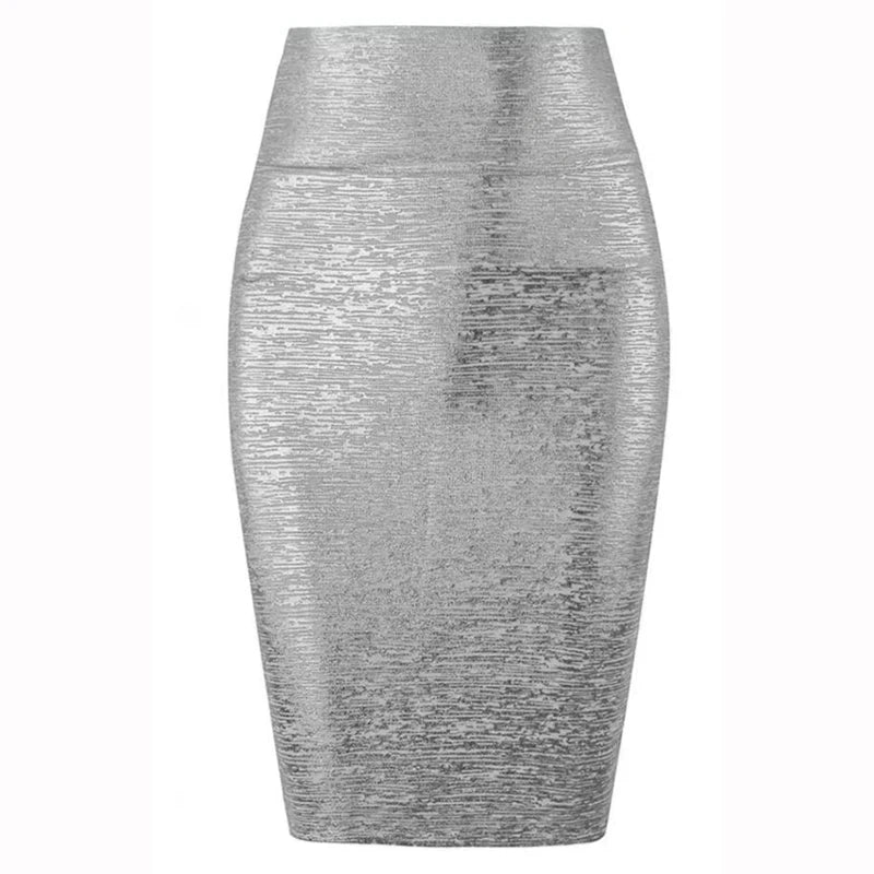 Bandage Knit Mini Skirt