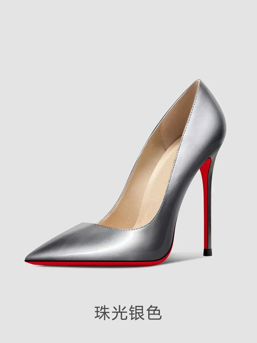 Pointed Toe Super High Stiletto Heel Pumps for Women