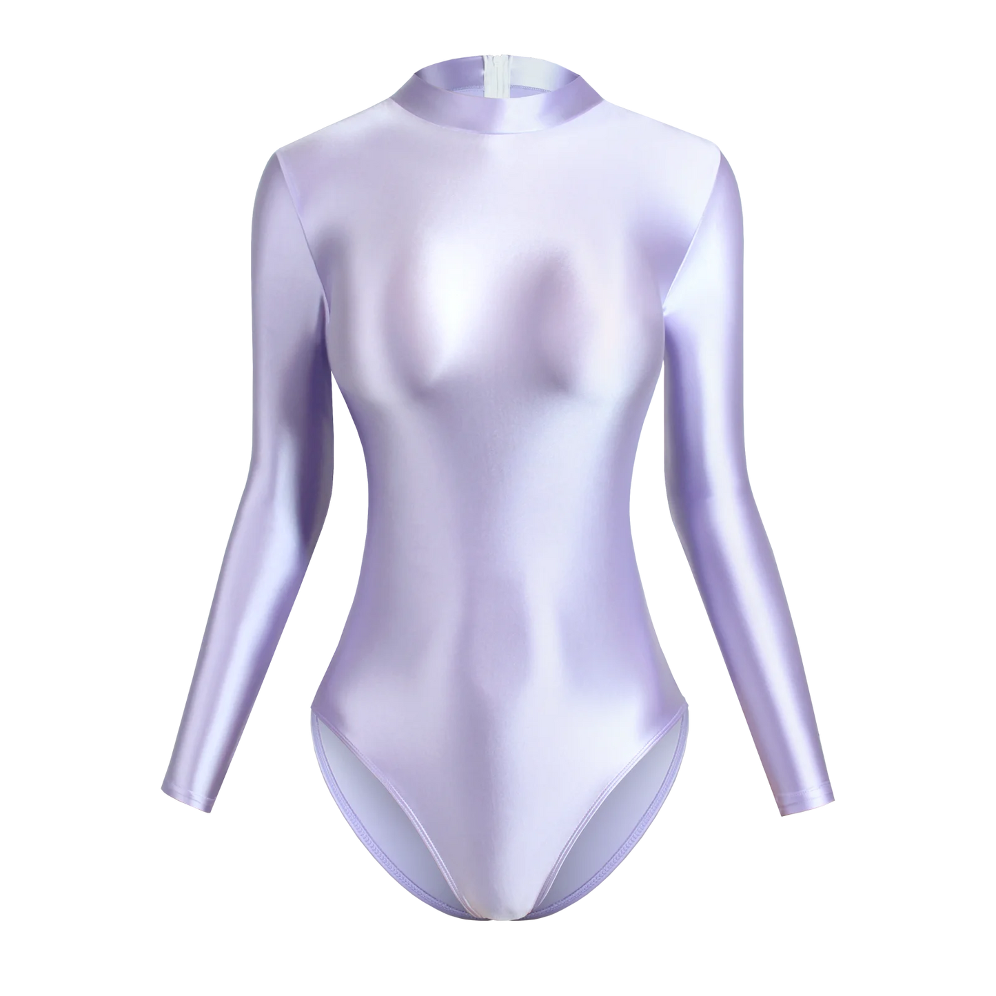 Silky Glossy One Piece Swimsuit